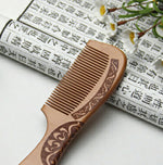 Load image into Gallery viewer, Natural Dark Wood Comb – Gentle, Anti-Static &amp; Eco-Friendly
