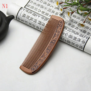 Natural Dark Wood Comb – Gentle, Anti-Static & Eco-Friendly