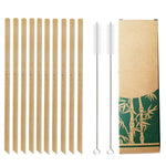 Load image into Gallery viewer, Natural Bamboo Straws – Reusable, Eco-Friendly &amp; Biodegradable
