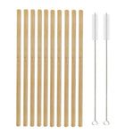 Load image into Gallery viewer, Natural Bamboo Straws – Reusable, Eco-Friendly &amp; Biodegradable
