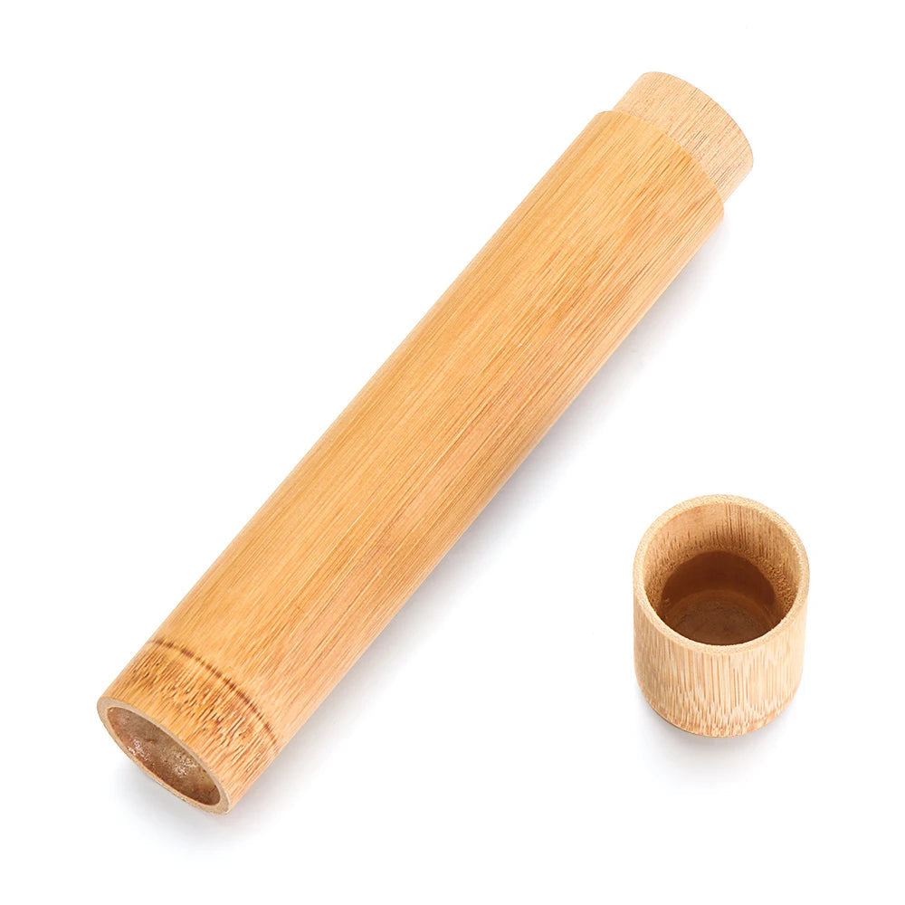 Natural Bamboo Toothbrush Case – Eco-Friendly & Travel-Friendly