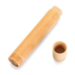 Load image into Gallery viewer, Natural Bamboo Toothbrush Case – Eco-Friendly &amp; Travel-Friendly
