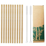 Load image into Gallery viewer, Natural Bamboo Straws – Reusable, Eco-Friendly &amp; Biodegradable
