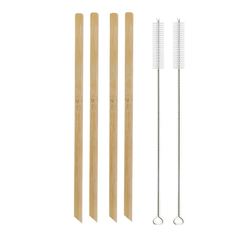 Natural Bamboo Straws – Reusable, Eco-Friendly & Biodegradable