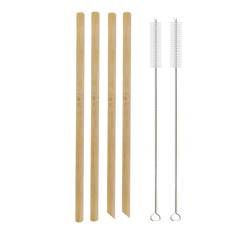 Natural Bamboo Straws – Reusable, Eco-Friendly & Biodegradable