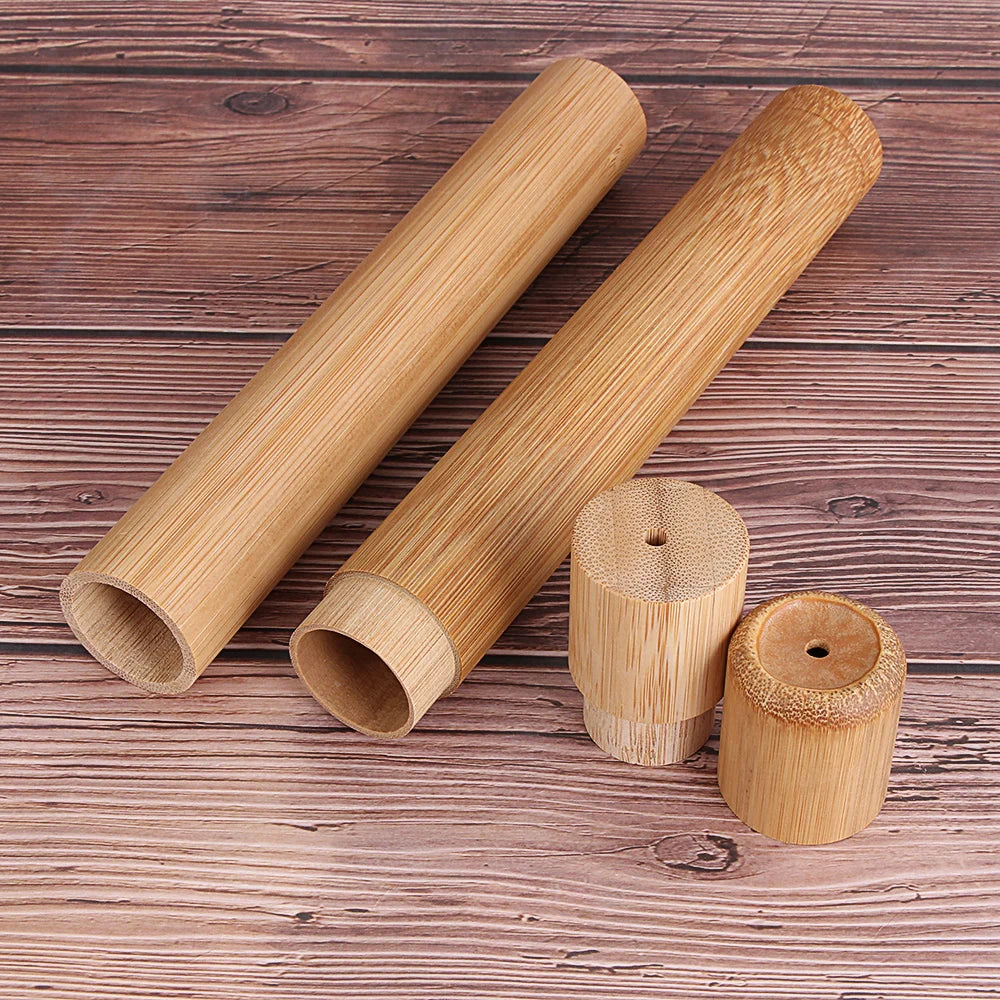 Natural Bamboo Toothbrush Case – Eco-Friendly & Travel-Friendly