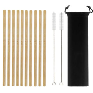 Natural Bamboo Straws – Reusable, Eco-Friendly & Biodegradable