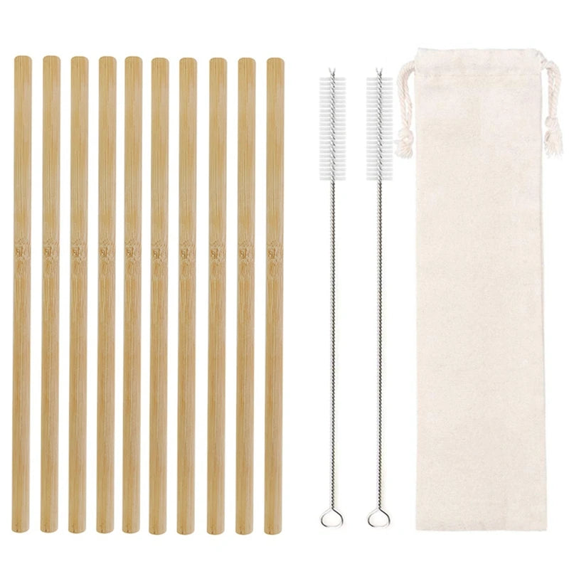 Natural Bamboo Straws – Reusable, Eco-Friendly & Biodegradable