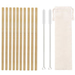 Load image into Gallery viewer, Natural Bamboo Straws – Reusable, Eco-Friendly &amp; Biodegradable
