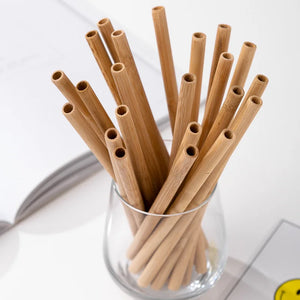 Natural Bamboo Straws – Reusable, Eco-Friendly & Biodegradable