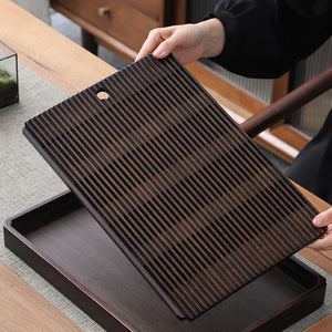 Natural Bamboo Tea Tray – Minimalist & Sustainable Serving Tray