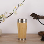 Load image into Gallery viewer, Bamboo Coffee Cup – Sustainable &amp; Stylish Travel Mug
