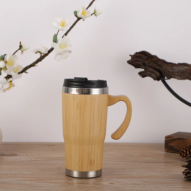 Bamboo Coffee Cup – Sustainable & Stylish Travel Mug