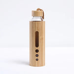 Load image into Gallery viewer, Bamboo &amp; Glass Water Bottle
