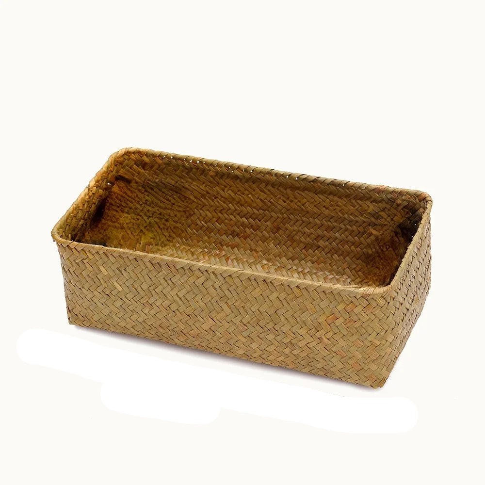 Wicker Weave Storage Basket – Handwoven, Eco-Friendly & Versatile