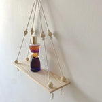 Load image into Gallery viewer, Boho Macrame Tapestry Wall Hanging Shelf – Handwoven &amp; Stylish Decor
