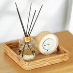 Load image into Gallery viewer, Rattan Storage Basket Square Wicker Tray – Handwoven &amp; Eco-Friendly
