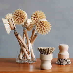 Bamboo Kitchen Scrub Brush – Eco-Friendly & Biodegradable