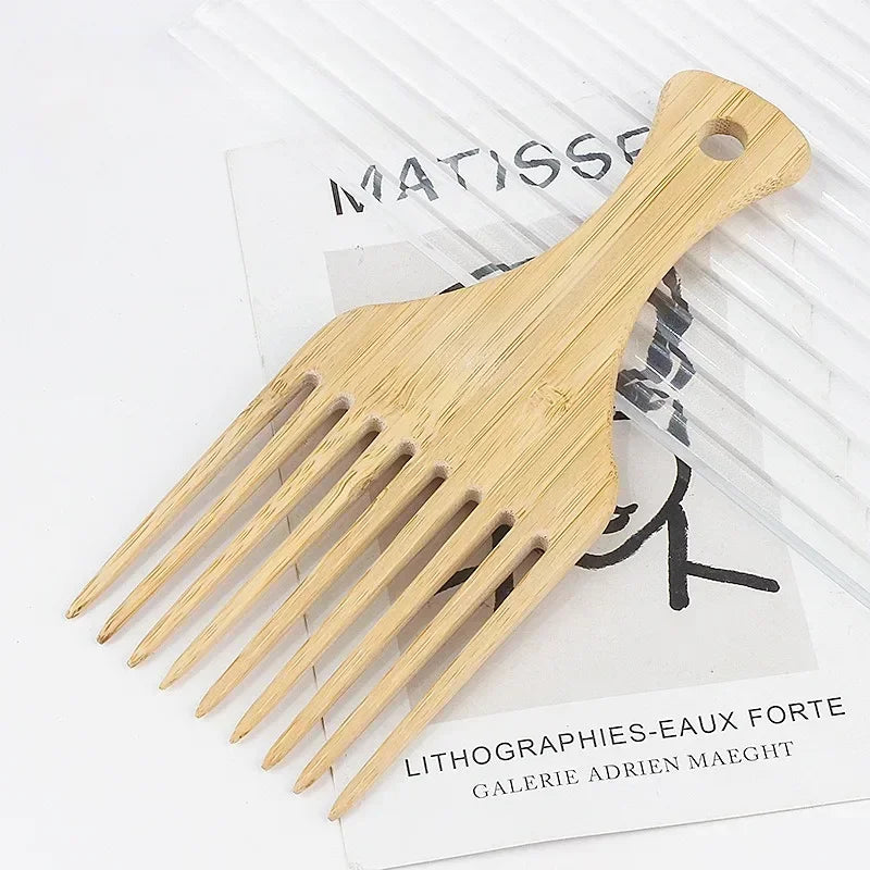 Natural Bamboo Wooden Comb – Eco-Friendly & Gentle on Hair