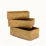 Load image into Gallery viewer, Wicker Weave Storage Basket – Handwoven, Eco-Friendly &amp; Versatile
