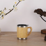 Load image into Gallery viewer, Bamboo Coffee Cup – Sustainable &amp; Stylish Travel Mug
