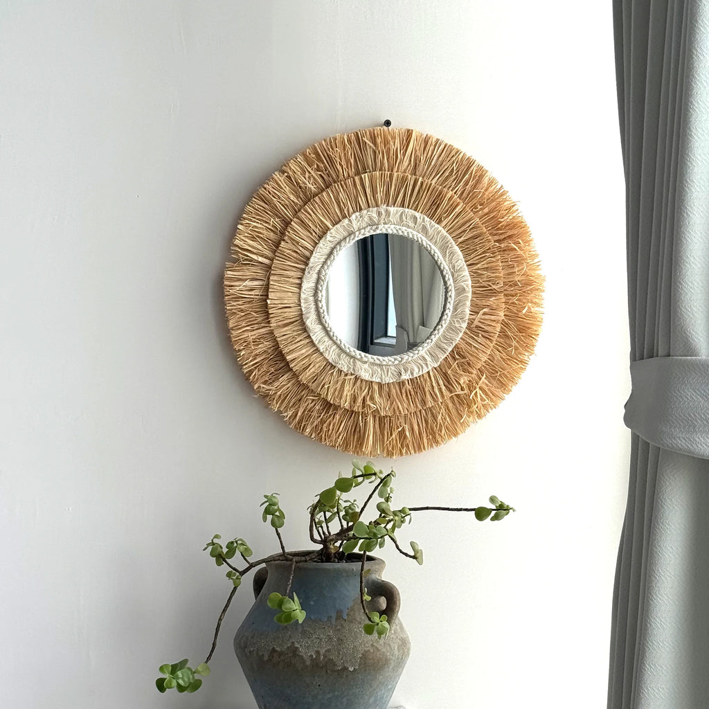 Round Hanging Wall Mirror