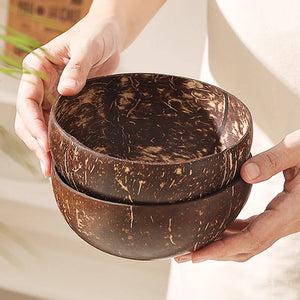 Coconut Shell Bowl – Eco-Friendly & Handcrafted Sustainable Dinnerware