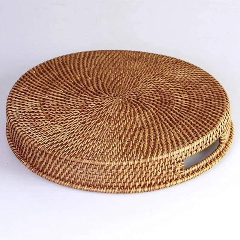 Handwoven Rattan Wicker Basket – Eco-Friendly & Versatile Storage