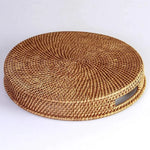 Load image into Gallery viewer, Handwoven Rattan Wicker Basket – Eco-Friendly &amp; Versatile Storage
