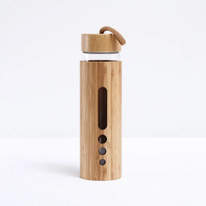 Bamboo & Glass Water Bottle