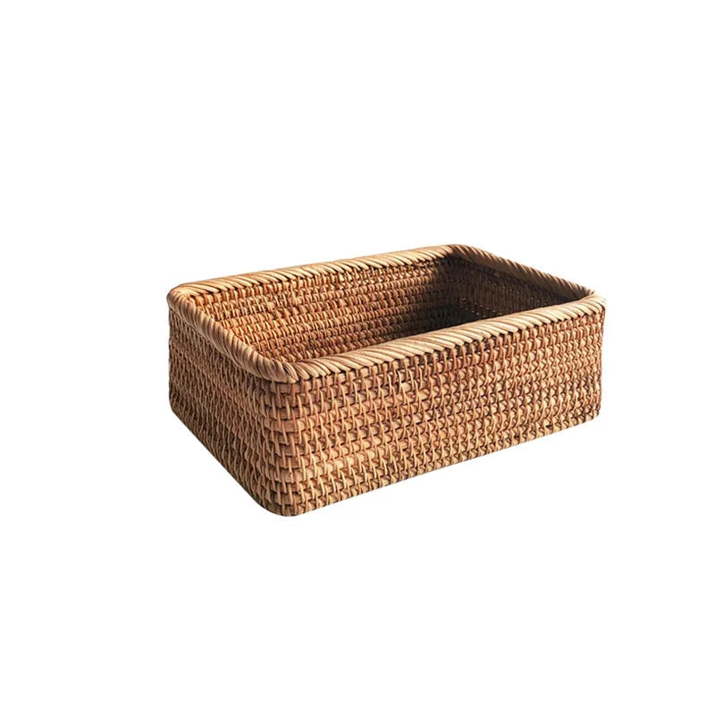 Handwoven Rattan Wicker Basket – Eco-Friendly & Versatile Storage